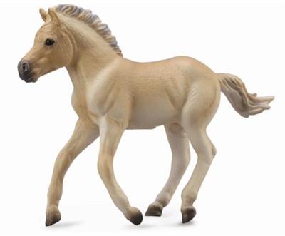 Breyer Horses Corral Pals Brown Dun Norwegian Fjord Foal #88592 Cantering, galloping, running brown toy horse