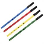 Our colorful Tin Penny Whistle breathes life to any tune! A great starter whistle for any budding musician! This Tin Whistle is definitely a classic and is available in assorted colors. Each penny whistle sold separately. Measures 13.5 x 1.62 x .87 in box